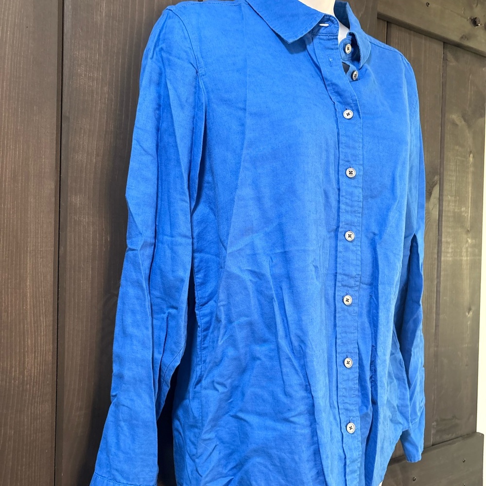J. Crew Blue button down medium - Picture 3 of 5